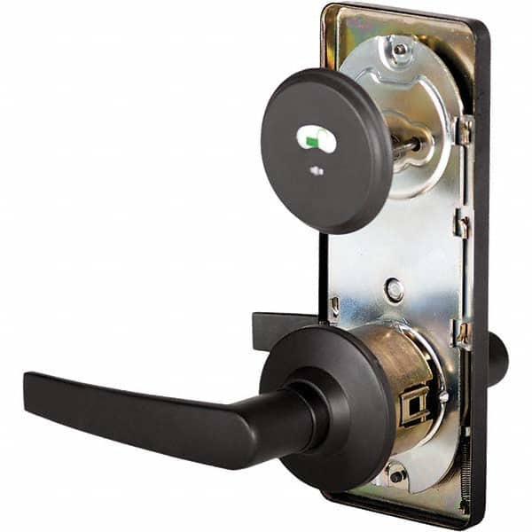 Stanley - Privacy Lever Lockset for 1-3/8 to 1-3/4" Thick Doors - Exact Industrial Supply