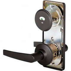 Stanley - Privacy Lever Lockset for 1-3/8 to 1-3/4" Thick Doors - Exact Industrial Supply