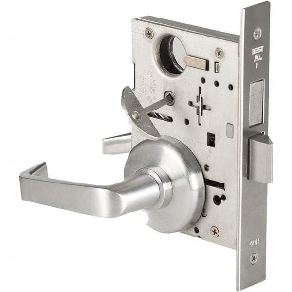 Best - Privacy Lever Lockset for 1-3/4" Thick Doors - Exact Industrial Supply