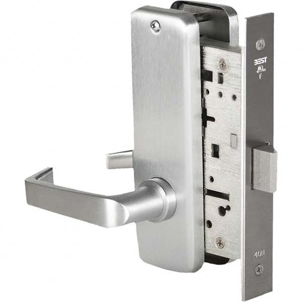 Best - Privacy Lever Lockset for 1-3/4" Thick Doors - Exact Industrial Supply
