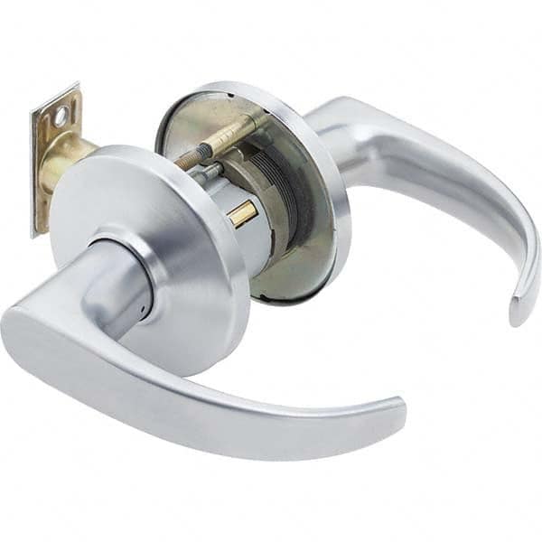 Best - Privacy Lever Lockset for 1-3/4 to 2-1/4" Thick Doors - Exact Industrial Supply