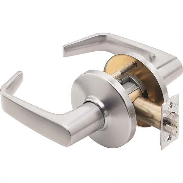 Best - Privacy Lever Lockset for 1-3/4 to 2-1/4" Thick Doors - Exact Industrial Supply