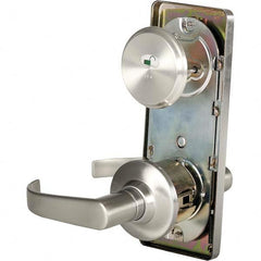 Stanley - Privacy Lever Lockset for 1-3/8 to 1-3/4" Thick Doors - Exact Industrial Supply
