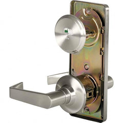 Stanley - Privacy Lever Lockset for 1-3/8 to 1-3/4" Thick Doors - Exact Industrial Supply