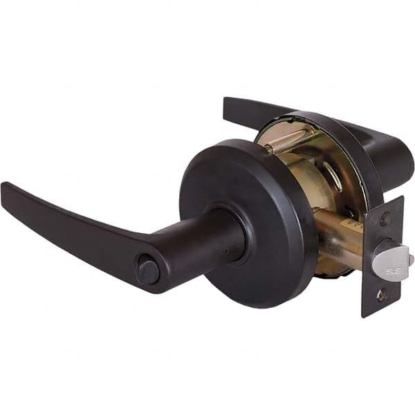 Stanley - Storeroom Lever Lockset for 1-3/8 to 2" Thick Doors - Exact Industrial Supply