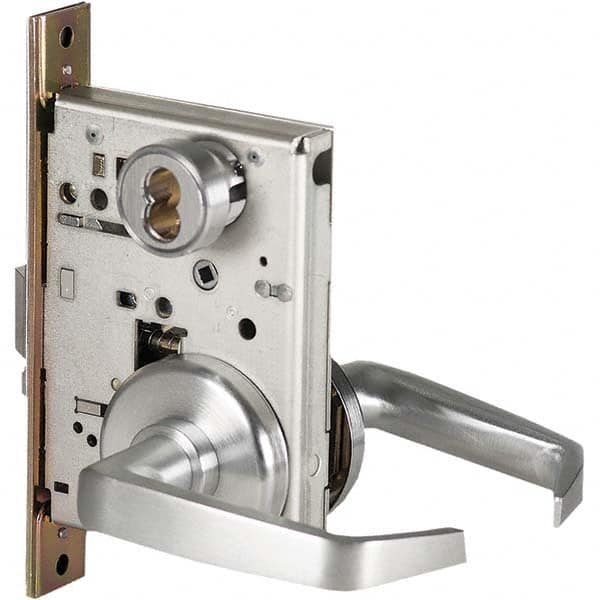 Best - Storeroom Lever Lockset for 1-3/4" Thick Doors - Exact Industrial Supply