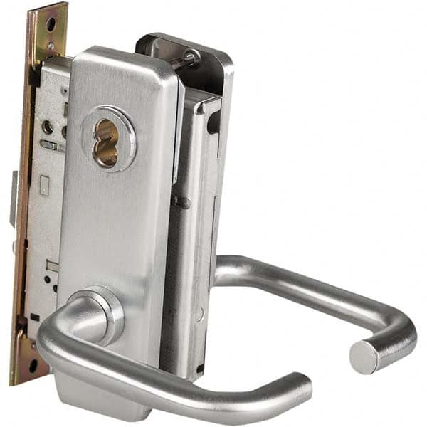 Best - Storeroom Lever Lockset for 1-3/4" Thick Doors - Exact Industrial Supply