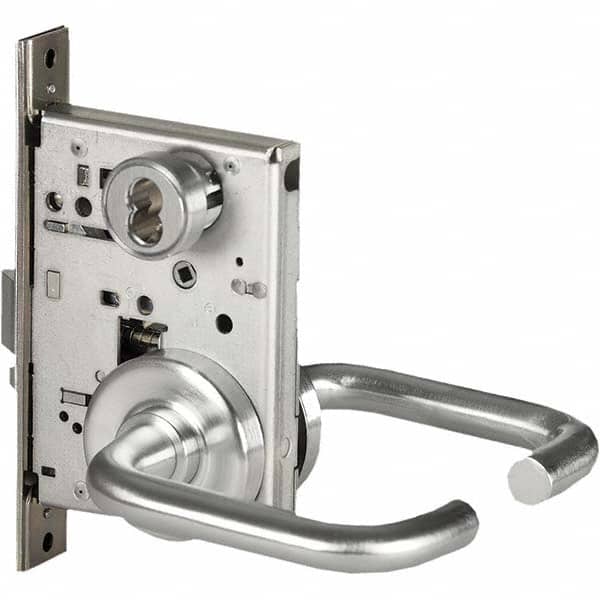 Best - Storeroom Lever Lockset for 1-3/4" Thick Doors - Exact Industrial Supply