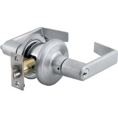 Stanley - Storeroom Lever Lockset for 1-3/8 to 1-3/4" Thick Doors - Exact Industrial Supply