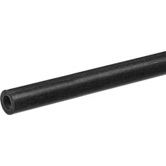 USA Sealing - 3/16" ID x 1/4" OD, 48" Long, Black Carbon Fiber (Unidirectional) Round Tube - Exact Industrial Supply