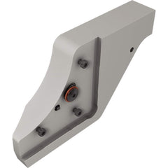 Iscar - Indexable Cut-Off Blade Tool Blocks; Tool Block Style: TGTBQ ; Blade Height (mm): 90.50 ; Manufacturers Catalog Number: TGTBQ 25L-D120-JHP ; Overall Length (mm): 165.0000 ; Overall Height (mm): 95.00000 ; Shank Height (mm): 25.00 - Exact Industrial Supply