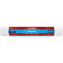Wooster Brush - Paint Roller Covers; Type: Roller Cover ; Nap Size (Inch): 9/16 ; Nap Size (Decimal Inch): 0.5625 ; Width (Inch): 18 ; Texture: Semi-Rough ; Material: Microfiber - Exact Industrial Supply