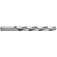 #45; Jobber Length; Left Hand; High Speed Steel; Bright; Made In U.S.A. Series/List #1330L - Exact Industrial Supply