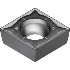CPMT322EGU AC8025P Carbide Turning Insert Absotech Finish, 0.3819″ Long, 3/8″ Inscribed Circle, 0.0315″ Corner Radius, 0.1252″ Thick, 80° Included Angle, Series AC8000P
