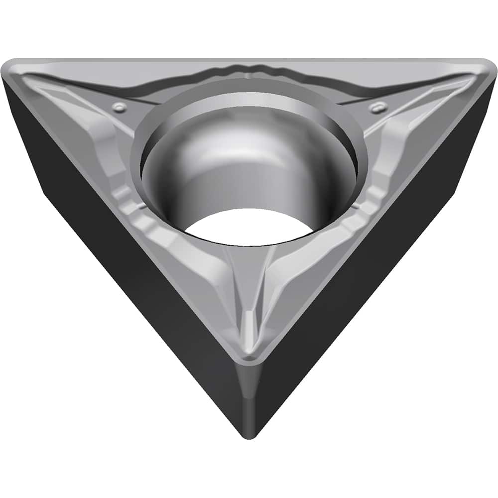 TPMT222EGU AC8035P Carbide Turning Insert Absotech Finish, 0.4331″ Long, 1/4″ Inscribed Circle, 0.0315″ Corner Radius, 0.1252″ Thick, 60° Included Angle, Series AC8000P