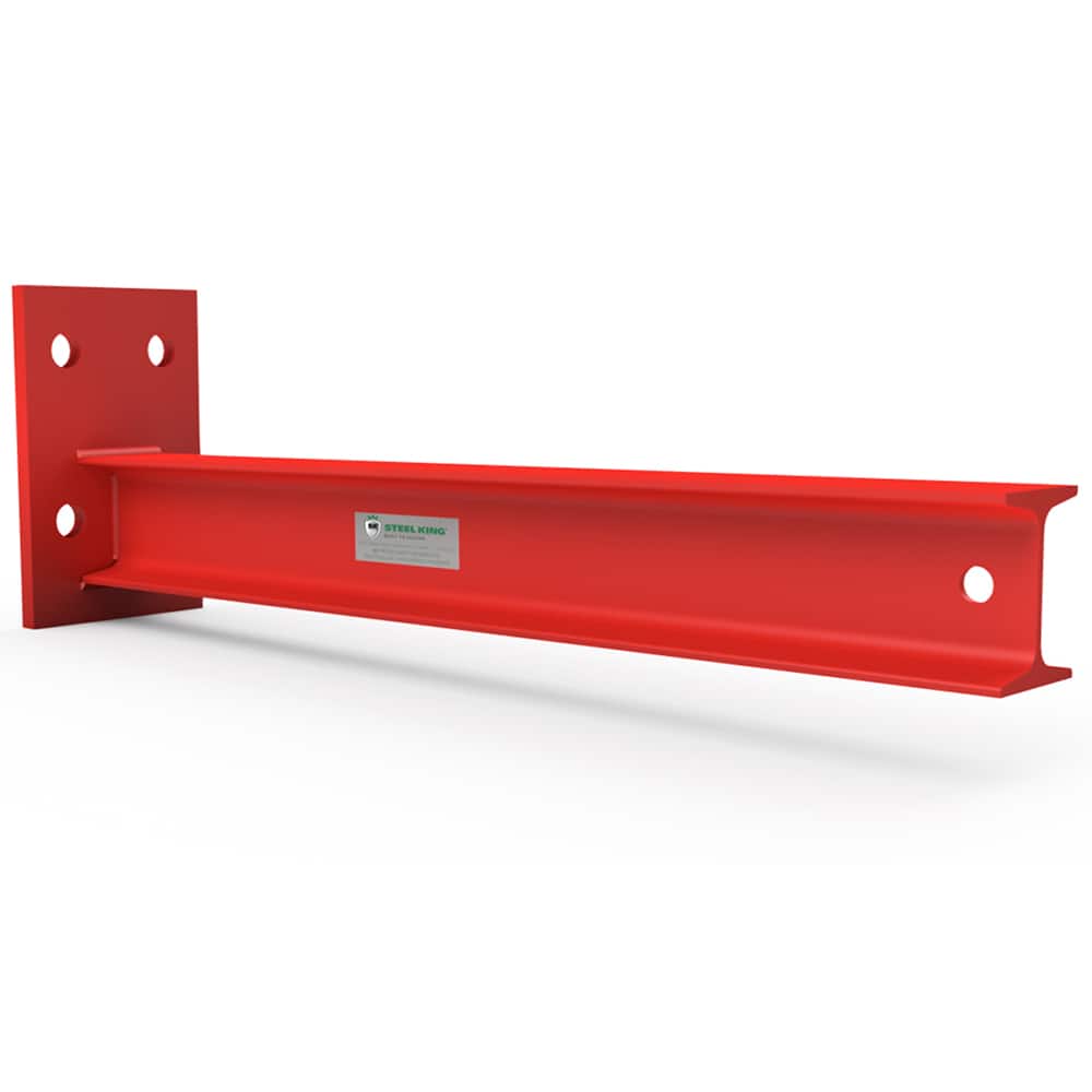 Steel King - Cantilever Rack Components; Type: Cantilever Arm ; Arm Style: Without Lip ; Length: 48.0000 ; Load Capacity (Lb.): 2600.000 ; For Upright Height: 12-16 (Feet); Additional Information: Size: S4x7.7#; Weight: 39 Lb; Includes: Hardware; Color: - Exact Industrial Supply