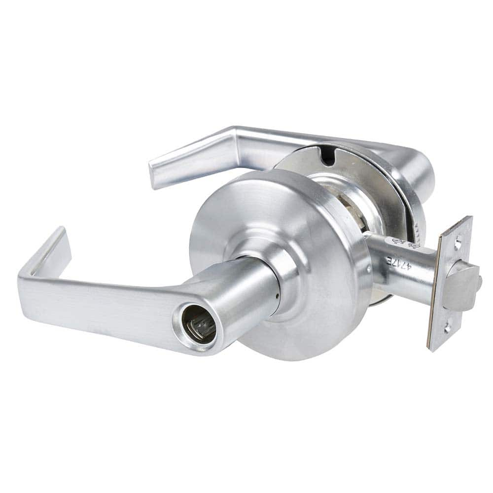 Lever Locksets; Door Thickness: 1 3/8 - 1 3/4; Key Type: Conventional; Back Set: 2-3/4; For Use With: Commerical installation; Finish/Coating: Satin Chrome; Material: Brass; Material: Brass; Door Thickness: 1 3/8 - 1 3/4; Lockset Grade: Grade 2; Cylinder