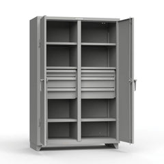 Steel Storage Cabinet: 48″ Wide, 24″ Deep, 72″ High 6 Shelf