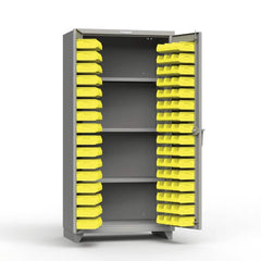 Strong Hold - Small Parts Cabinets Type: Bin Width (Inch): 36 - Exact Industrial Supply