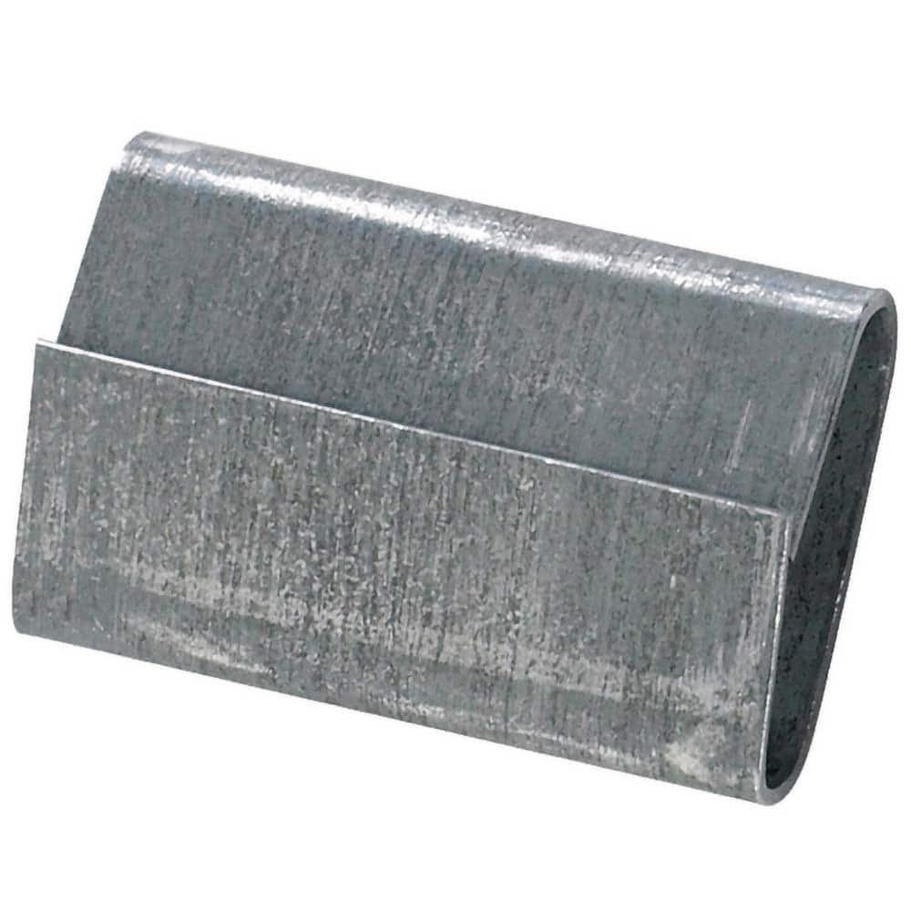 Value Collection - Strapping Seals & Buckles Type: Steel Strapping Seals - Closed/Thread On Width (Inch): 5/8 - Exact Industrial Supply