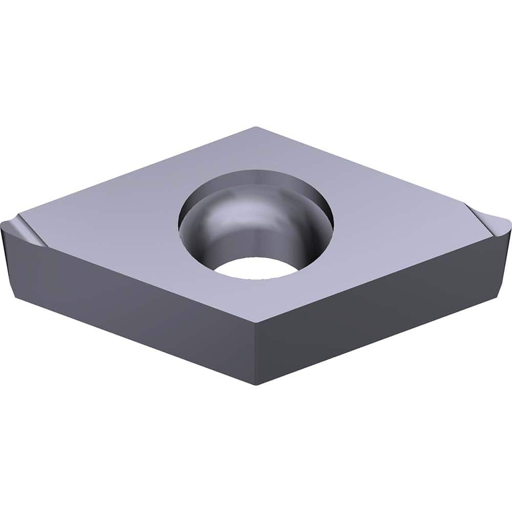 DCGT32.50RFYS-AC5025S Carbide Turning Insert Absotech Bronze Finish, 0.4567″ Long, 3/8″ Inscribed Circle, 0.0039″ Corner Radius, 0.1563″ Thick, 55° Included Angle, Series AC5000S