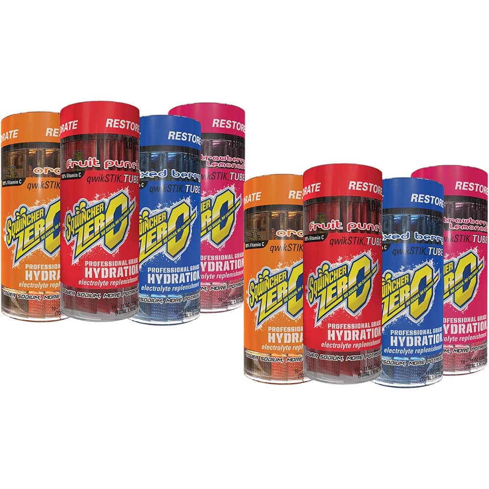 Sqwincher - Pack of (2), 0.11 oz Packets of Assorted Activity Drink - Exact Industrial Supply