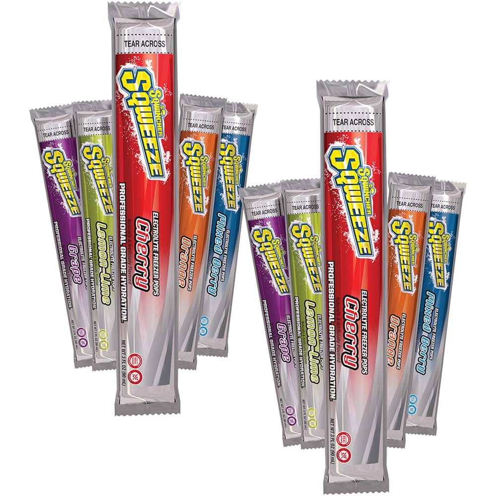 Sqwincher - 2 Cases of (150), 3 oz Pack of Assorted Freeze Pops - Exact Industrial Supply