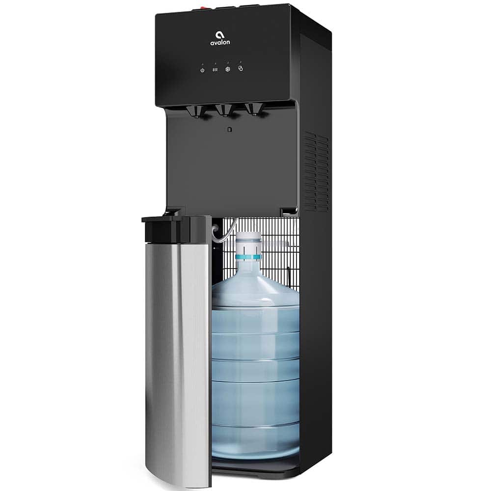 Water Dispensers; Type: Bottom Loading; Style: Freestanding; Wattage: 420; Voltage: 100-120 V; Hot Water Temperature: 185; Cold Water Temperature: 39; Voltage: 100-120 V; Capacity: 5 gal (US); 5 Gallons; Amperage Rating: 6 A; Style: Freestanding; Type: Bo