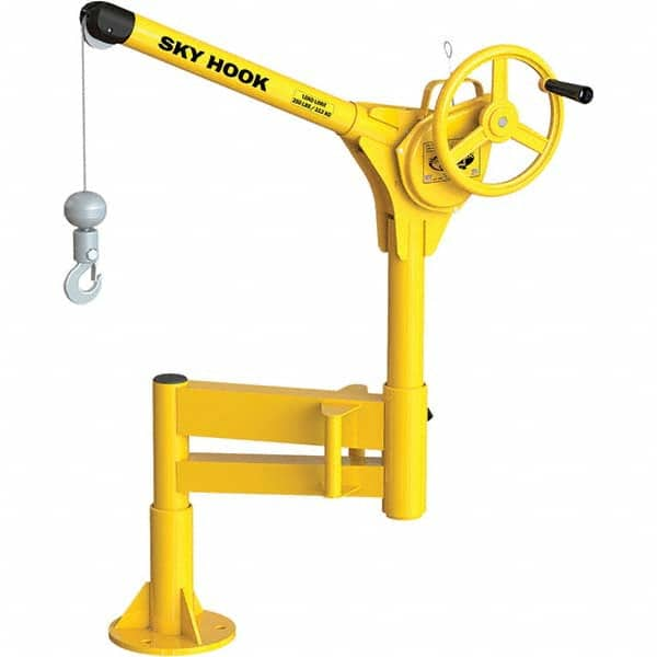 Sky Hook - 500 Lb Steel Lifting Hook Crane - Exact Industrial Supply