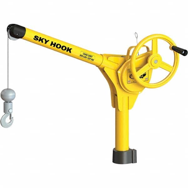 Sky Hook - 500 Lb Steel Lifting Hook Crane - Exact Industrial Supply