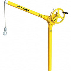 Sky Hook - 500 Lb Steel Lifting Hook Crane - Exact Industrial Supply