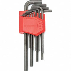 Crescent - Hex Key Sets Tool Type: Hex L-Key Set Handle Type: No Handle - Exact Industrial Supply