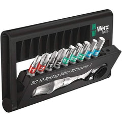 Wera - Screwdriver Bit Sets Type: Insert Bit Set Drive Size: 1/4 (Inch) - Exact Industrial Supply