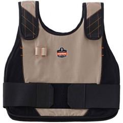 6215 S/M KHAKI COOLING VEST&PACK - Exact Industrial Supply