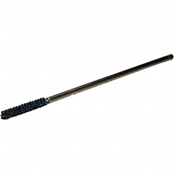 Weiler - 0.472" to 12mm Bore Diam, 240 Grit, Silicon Carbide Flexible Hone - Exact Industrial Supply