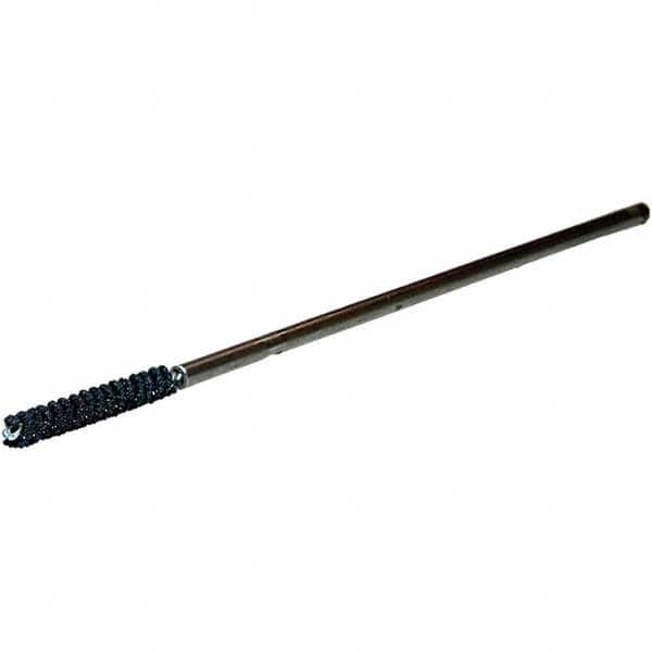 Weiler - 0.276" to 7mm Bore Diam, 320 Grit, Silicon Carbide Flexible Hone - Exact Industrial Supply