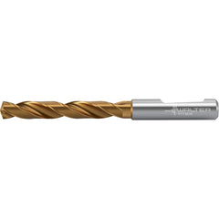 Jobber Length Drill Bit: 0.4488″ Dia, 140 °, Solid Carbide TiSiAlCrN, AlTiN Finish, 4.646″ OAL, Right Hand Cut, Whistle Notch Shank, Series DC160-05-F0