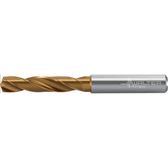 Screw Machine Length Drill Bit: 0.4961″ Dia, 140 °, Solid Carbide Coated, Right Hand Cut, Straight-Cylindrical Shank, Series DC160-03-A1