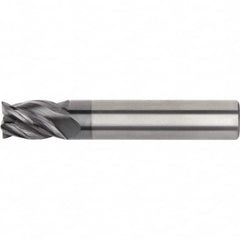 Kennametal - 18mm Diam 4 Flute Solid Carbide 0.35mm Chamfer Width Corner Chamfer End Mill - Exact Industrial Supply