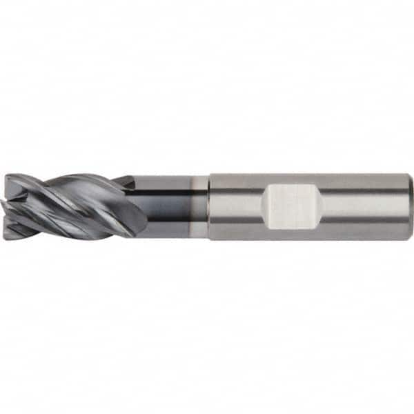 Kennametal - 1" Diam 4 Flute Solid Carbide 0.12" Corner Radius End Mill - Exact Industrial Supply