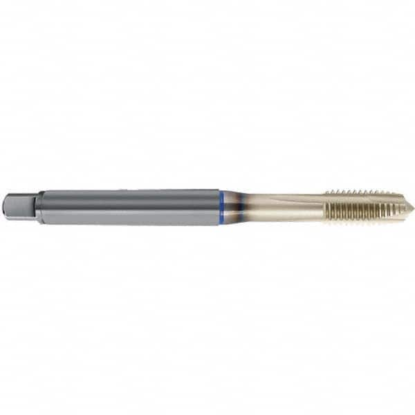 Spiral Point Tap: M18 x 2.5, Metric, 4 Flutes, Plug, 6HX, HSS-E, Sirius Finish 125 mm OAL, Right Hand, D10/D11 Series 4218