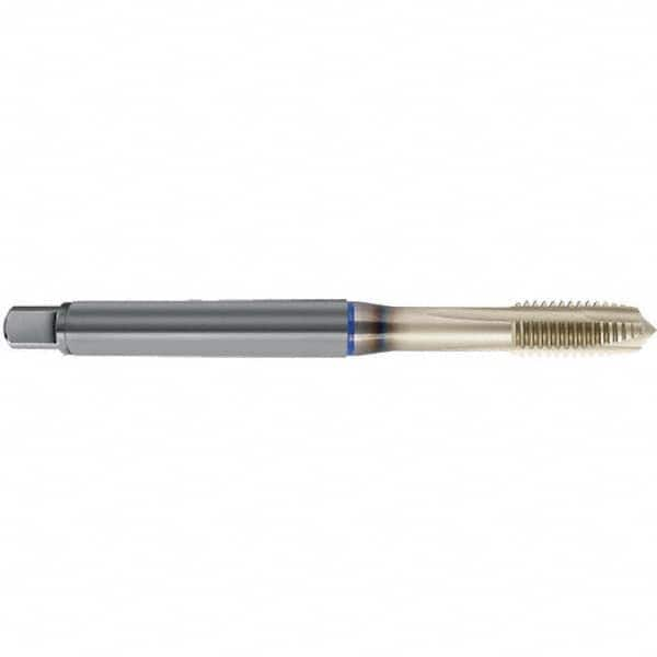 Spiral Point Tap: M18 x 2.5, Metric, 4 Flutes, Plug, 6GX, HSS-E, Sirius Finish 125 mm OAL, Right Hand, D13/D14 Series 4638