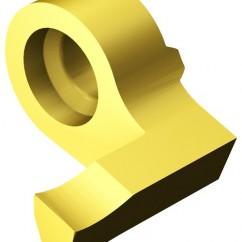 MB-09FB150-02-14R Grade 1025 CoroCut® MB Solid Carbide Head for Face Grooving - Exact Industrial Supply
