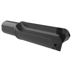 Allied Machine and Engineering - 2-1/2" to 3-1/2" Diam 6-49/64" Max Depth Straight Flute Spade Drill - Exact Industrial Supply