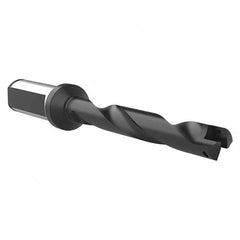 Allied Machine and Engineering - 12.98mm to 17.65mm Diam 89mm Max Depth Helical Flute Spade Drill - Exact Industrial Supply