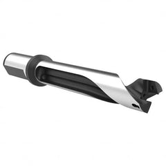 Allied Machine and Engineering - 24mm to 26mm Diam 5xD 129.9mm Max Depth Straight Flute Spade Drill - Exact Industrial Supply