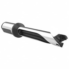 Allied Machine and Engineering - 20mm to 22mm Diam 3xD 66mm Max Depth Straight Flute Spade Drill - Exact Industrial Supply
