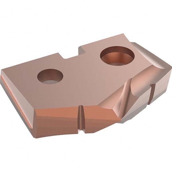 Allied Machine and Engineering - 21.43mm Diam 132° Seat Size 1 Spade Drill Insert - Exact Industrial Supply