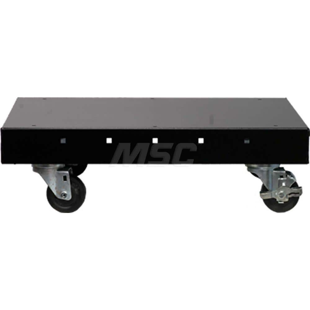 Platt & LaBonia - Cabinet Components & Accessories; Type: Mobile Cabinet Caster System ; For Use With: All BB Cabinets ; Color: Black ; Material: Steel ; Width (Inch): 23-1/2 ; Depth (Inch): 22 - Exact Industrial Supply