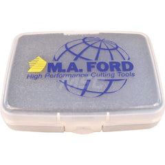 M.A. Ford - Chamfer Mill Sets; End Type: Single ; Chamfer Mill Material: Solid Carbide ; Chamfer Mill Finish/Coating: AlCrN ; Cutter Head Diameter (Inch): 1/8; 1/4; 3/8; 1/2 ; Included Angle A: 60 ; Overall Length (Inch): 1-1/2;2-1/2;2-1/2;3 - Exact Industrial Supply